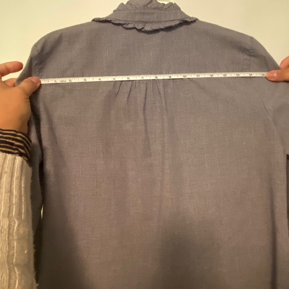 J CREW RUFFLE BLOUSE - Picture 8 of 10